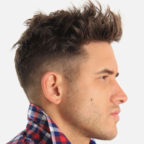 Textured Quiff Men's Haircut