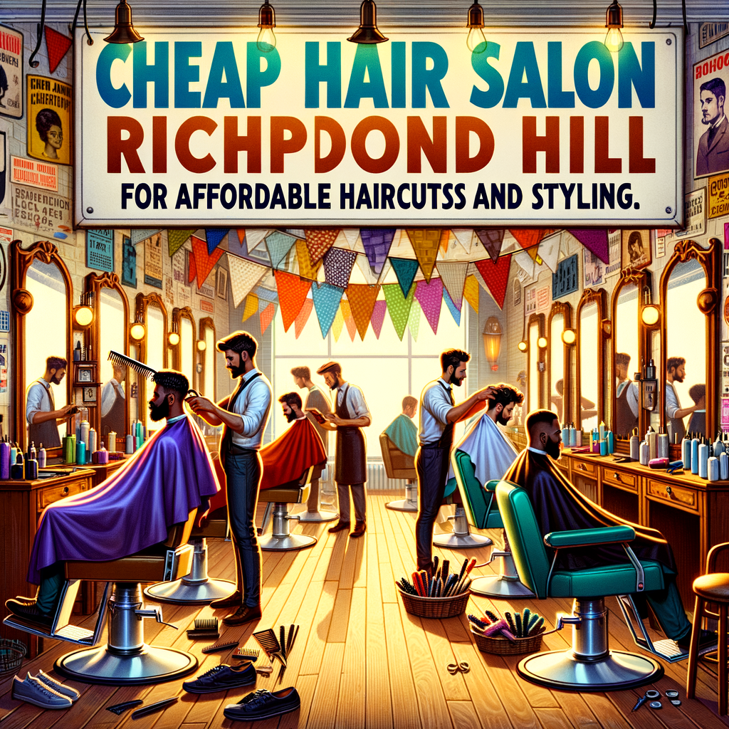 Illustration of Cheap Hair Salon Richmond Hill for Affordable Haircuts and Styling