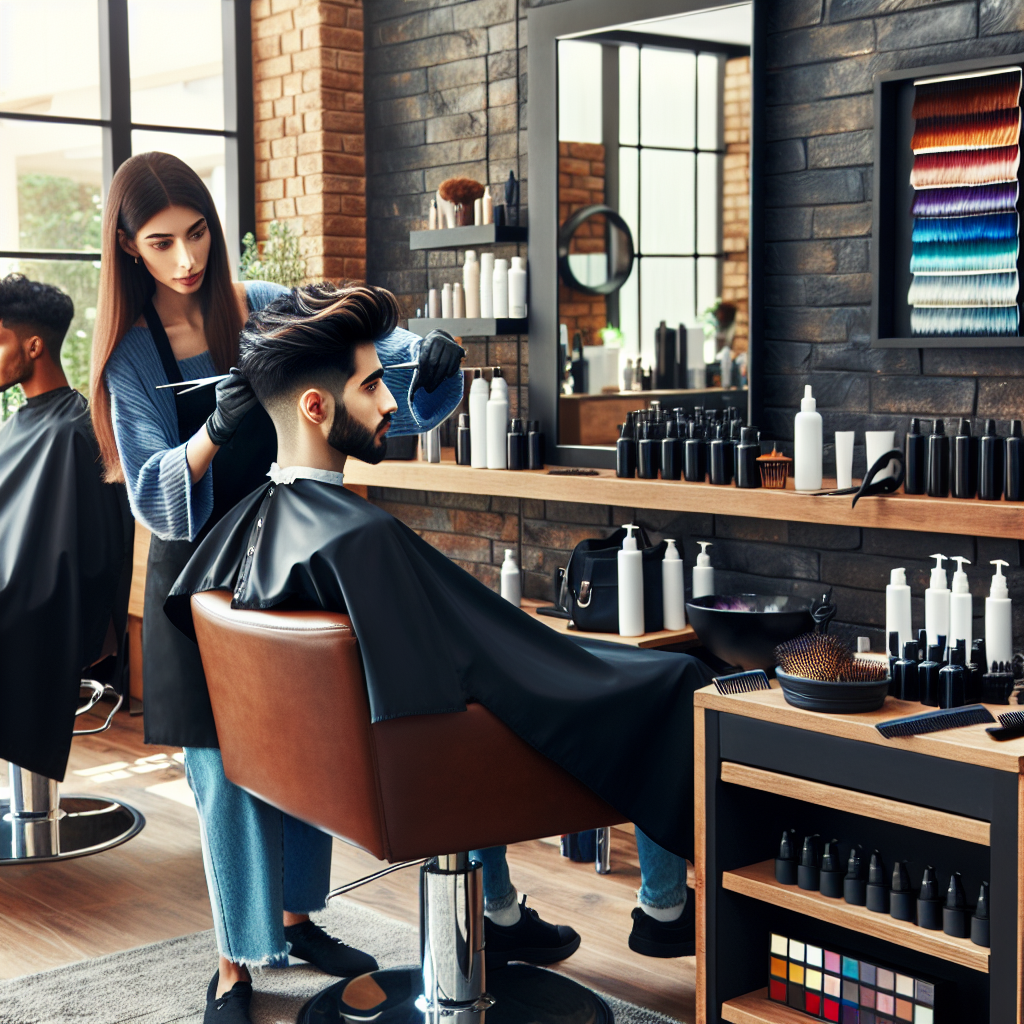 Illustration of Hair Color Richmond Hill Specialist: Balayage, Highlights, Expert Hair Stylist